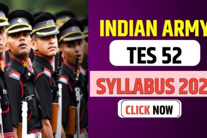 Indian Army TES 52 Syllabus 2024