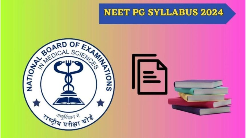 NEET PG Syllabus 2024