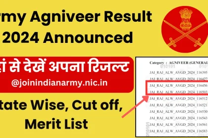 Army Agniveer Result 2024 Date