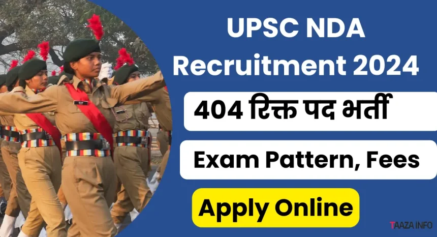 UPSC NDA 2 Recruitment 2024