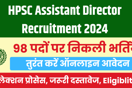 HPSC Assistant Director Recruitment 2024