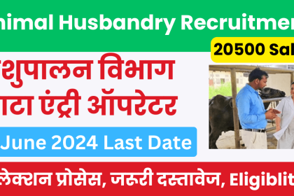 Animal Husbandry Recruitment 2024