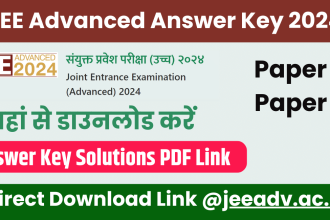 JEE Advanced Answer Key 2024