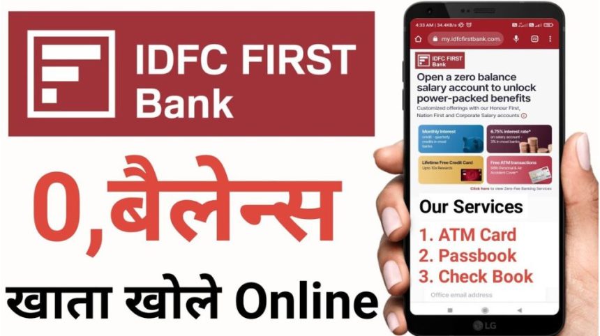 IDFC Bank Account Opening