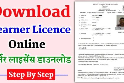 Learning Licence Download
