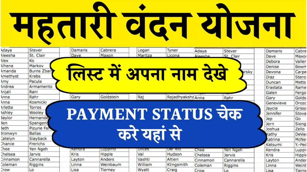 Mahatari Vandana Yojana List 2024