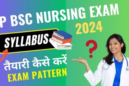 UP BSc Nursing Syllabus 2024