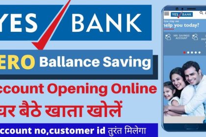 Yes Bank Account Online Opening