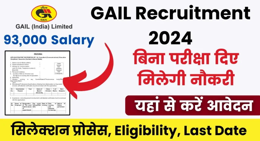 GAIL Recruitment 2024