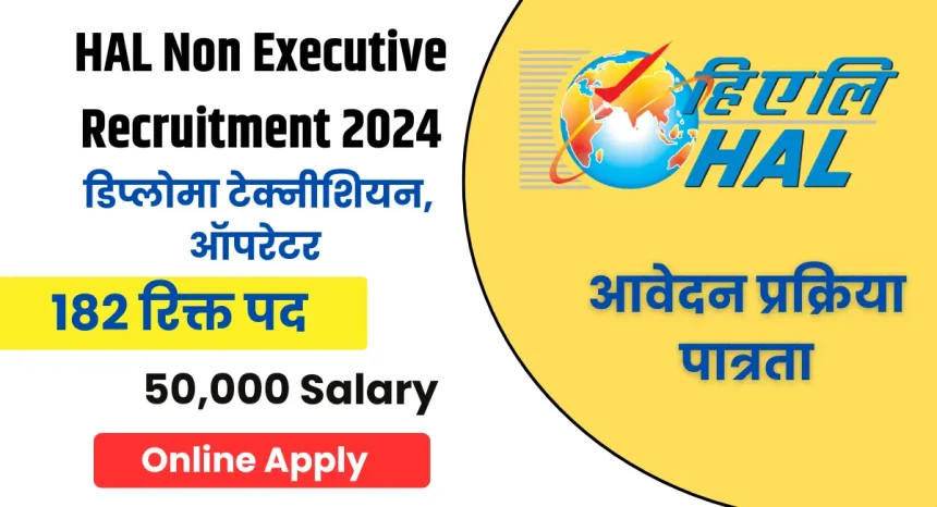 HAL Non Executive Recruitment 2024