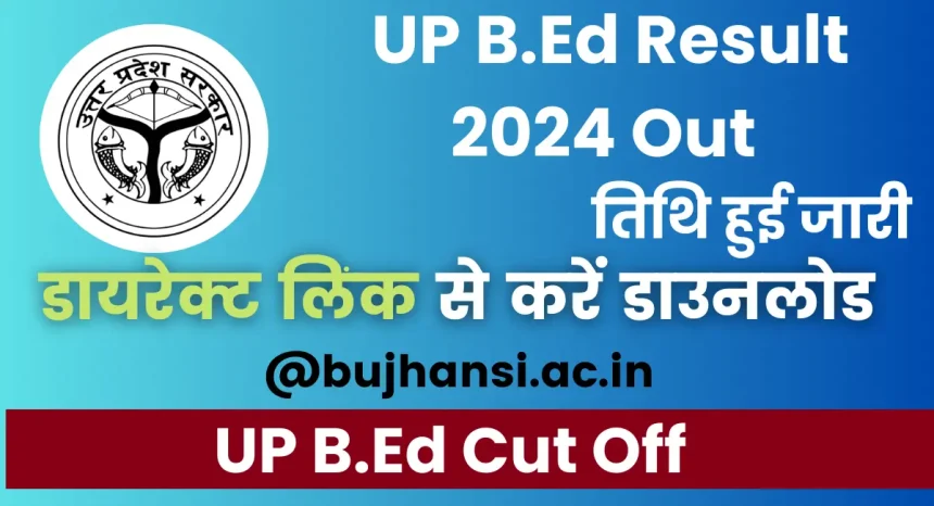 UP B.Ed Result 2024 Date and Time