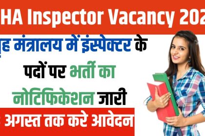 MHA Inspector Vacancy 2024