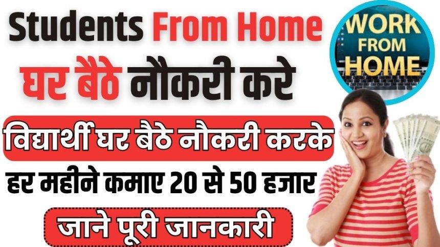 Students Work From Home Job
