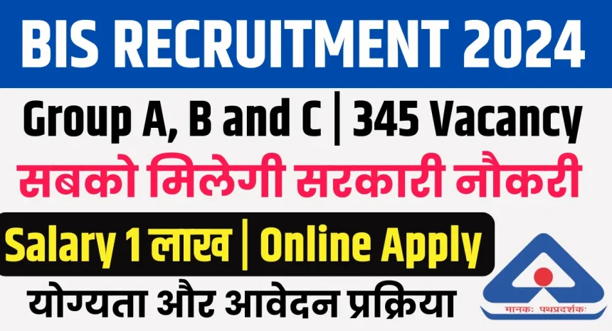 BIS Recruitment 2024 Group A B C
