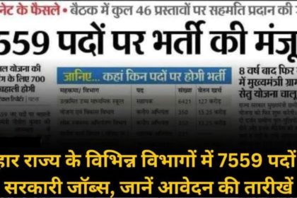 Bihar Sarkari Naukri 2025