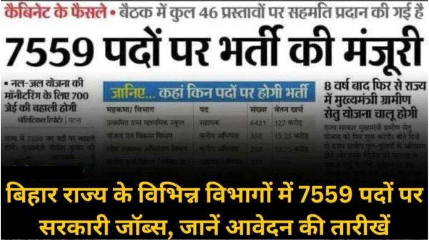 Bihar Sarkari Naukri 2025