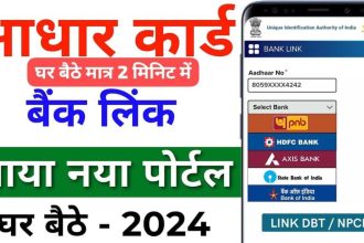 Online Aadhaar NPCI Link 2024