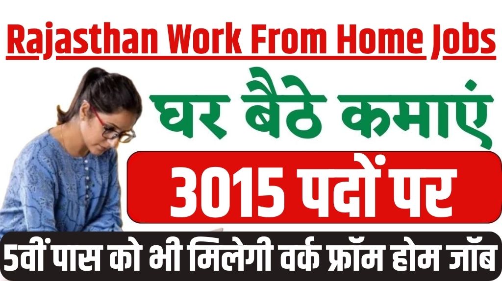 Rajasthan Work From Home Jobs 2024