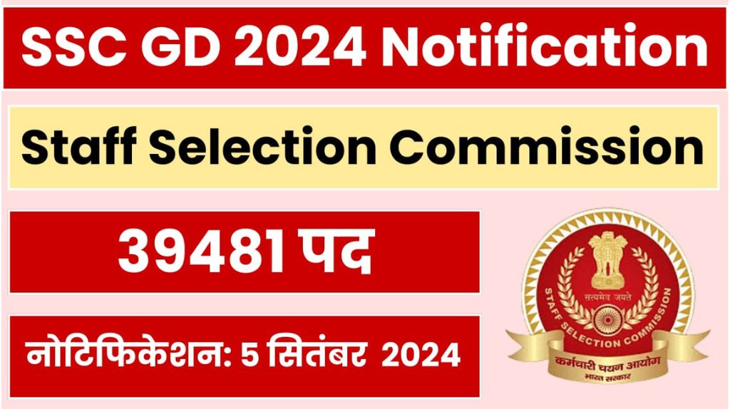 SSC GD Recruitment 2024