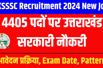 UKSSSC Recruitment 2024 Job