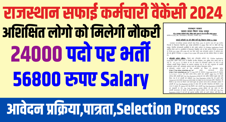 Rajasthan Safai Karmchari Bharti 2024